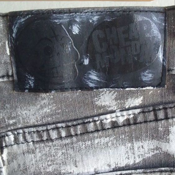 Cheap Monday แท้
กางเกงยีนส์สกินนี่  ลายสวย เท่ ๆ รูปที่ 7