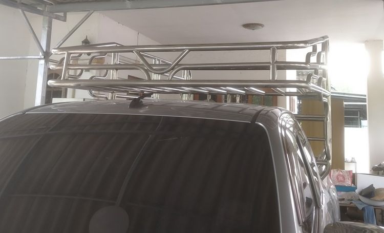 คอกสแตนเลส คอกสูงติดรถกระบะ Toyota Revo คอกสำหรับบรรทุกสินค้า รูปที่ 4