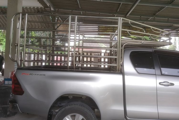 คอกสแตนเลส คอกสูงติดรถกระบะ Toyota Revo คอกสำหรับบรรทุกสินค้า รูปที่ 2