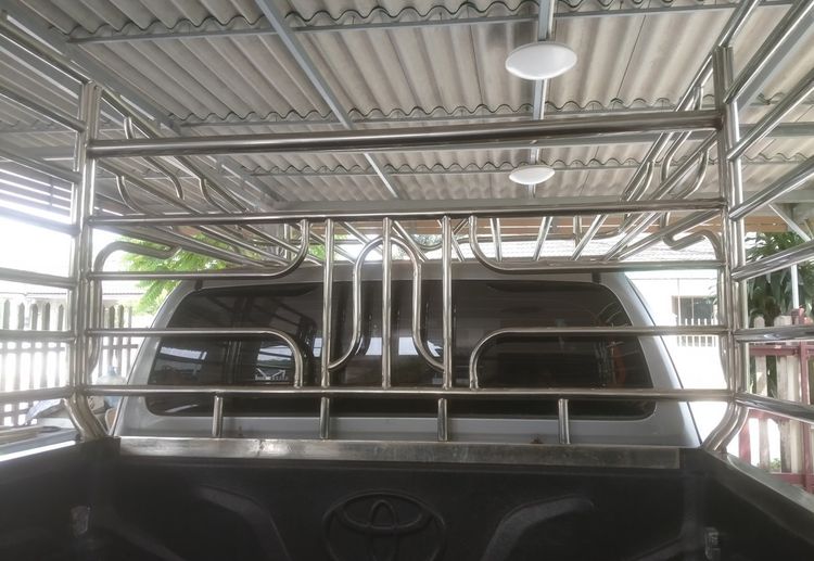 คอกสแตนเลส คอกสูงติดรถกระบะ Toyota Revo คอกสำหรับบรรทุกสินค้า รูปที่ 5