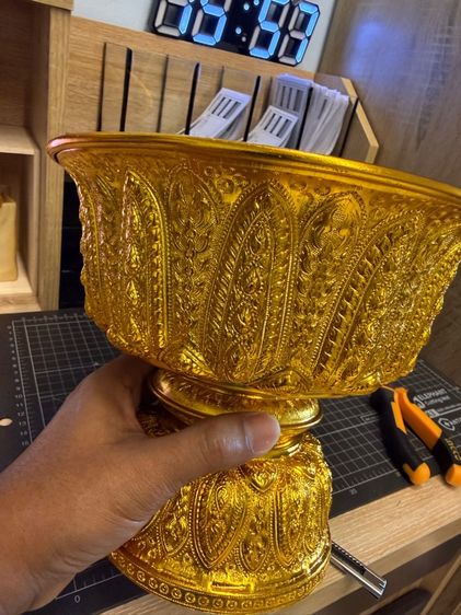 พานโลหะ ปูผ้าตาด รูปที่ 3