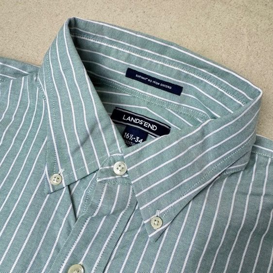 เสื้อเชิ้ต​ Lands’END ผ้า Oxford Size 16.5 รูปที่ 3