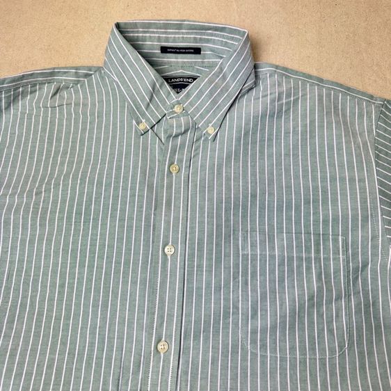 เสื้อเชิ้ต​ Lands’END ผ้า Oxford Size 16.5 รูปที่ 8