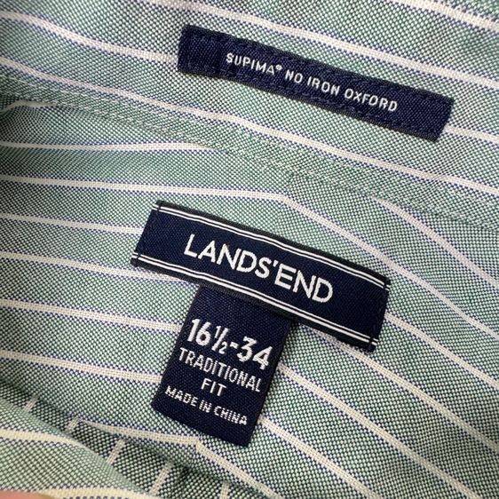 เสื้อเชิ้ต​ Lands’END ผ้า Oxford Size 16.5 รูปที่ 2
