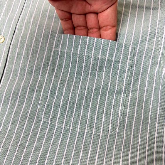 เสื้อเชิ้ต​ Lands’END ผ้า Oxford Size 16.5 รูปที่ 7