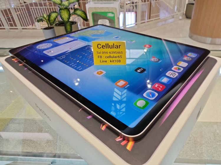 iPad Pro 12.9 M2 ใส่ซิม 128GB สภาพสวยมาก เครื่องไทย ครบกล่อง รูปที่ 8