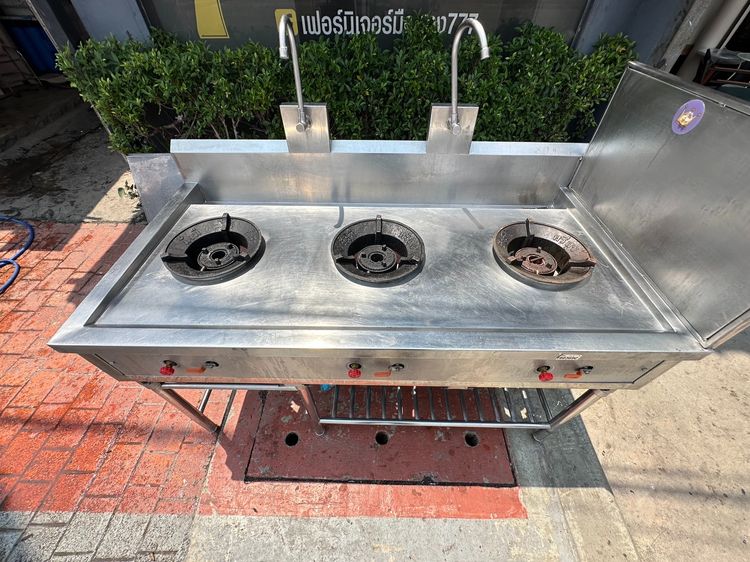 เตาสแตนเลส เกรด 304 (เตาไทย) 3 หัว หัวเตา KB 5  รูปที่ 8