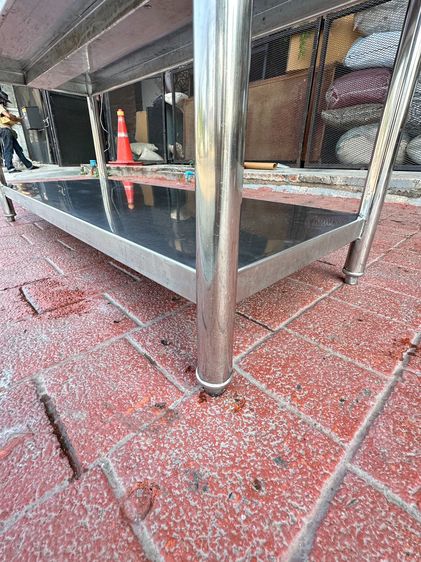 ชั้นวางของสแตนเลส เกรด 304 6 ชั้นวาง  (ขนาดกว้าง 120 CM.)  รูปที่ 10