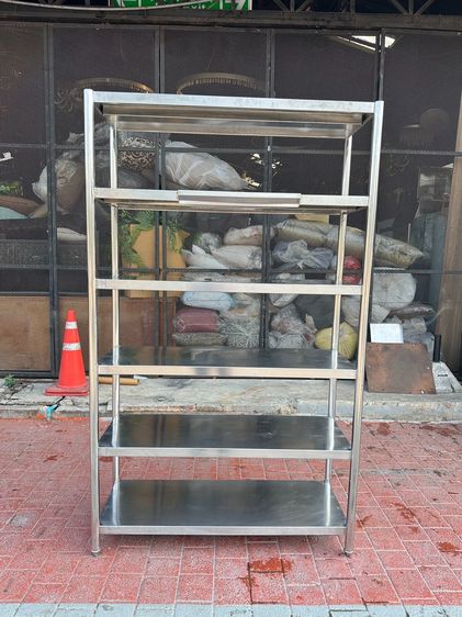 อื่นๆ ชั้นวางของสแตนเลส เกรด 304 6 ชั้นวาง  (ขนาดกว้าง 120 CM.) 