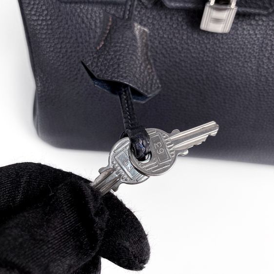 กระเป๋า  Birkin 30 Togo Palladium มาพร้อมใบตรวจเซอร์ติฟิเคท  เข้ามาดูสินค้าจริงที่ร้าน รูปที่ 9