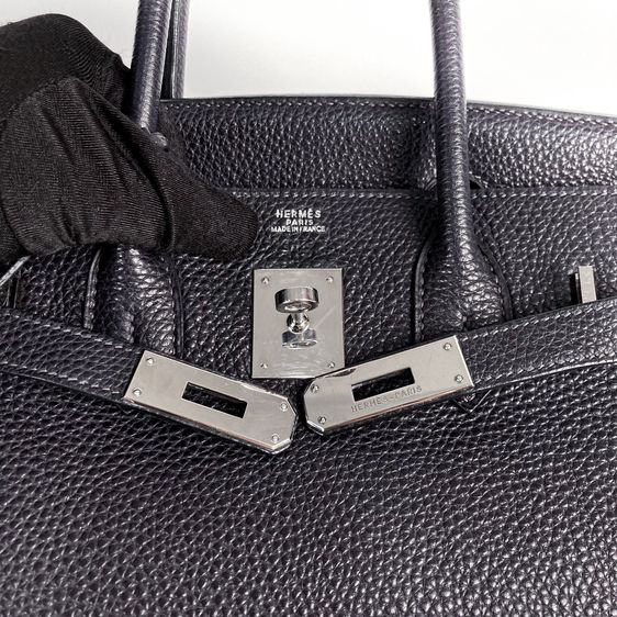 กระเป๋า  Birkin 30 Togo Palladium มาพร้อมใบตรวจเซอร์ติฟิเคท  เข้ามาดูสินค้าจริงที่ร้าน รูปที่ 14