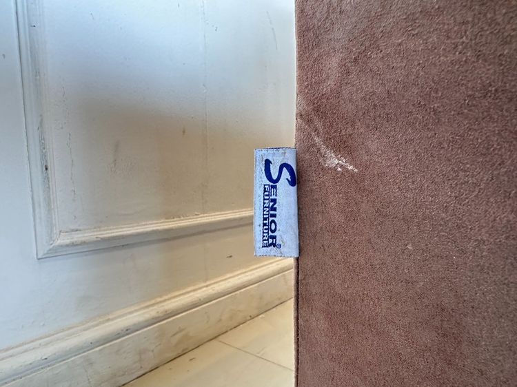 โซฟาแอล เบาะผ้ากำมะหยี่สีน้ำตาล รูปที่ 8