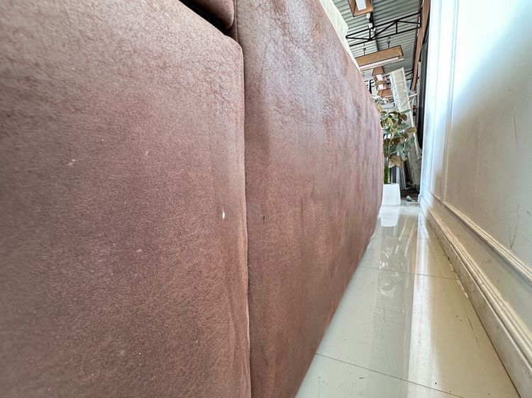 โซฟาแอล เบาะผ้ากำมะหยี่สีน้ำตาล รูปที่ 6