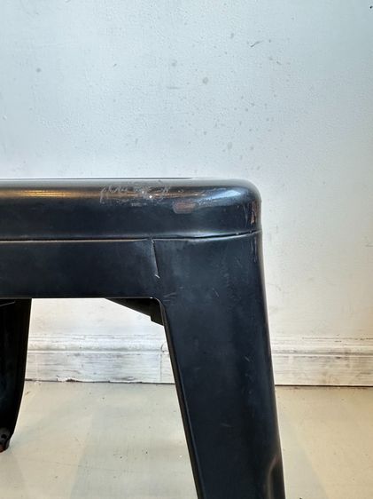 เก้าอี้เหล็ก สีดำ รูปที่ 6