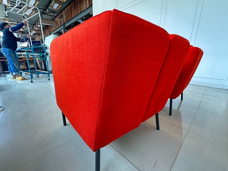 เก้าอี้ แบรนด์ IKEA รุ่น EKERÖ เบาะผ้าสีส้ม รูปที่ 5
