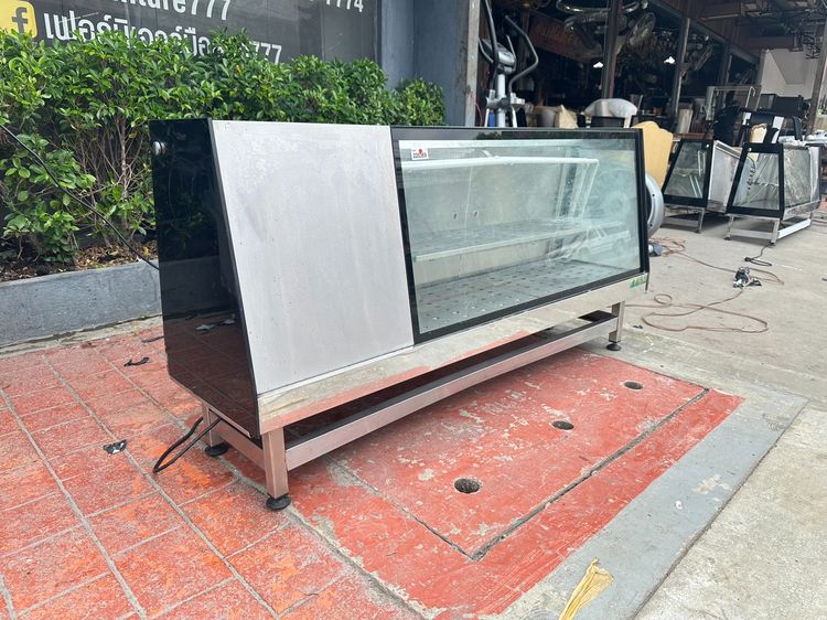 ตู้ซูชิ 2 บานเลื่อน พลาสติก ชั้นสแตนเลส โครงสแตนเลสเกรด 304 ( ตัวที่ 2 ) รูปที่ 2