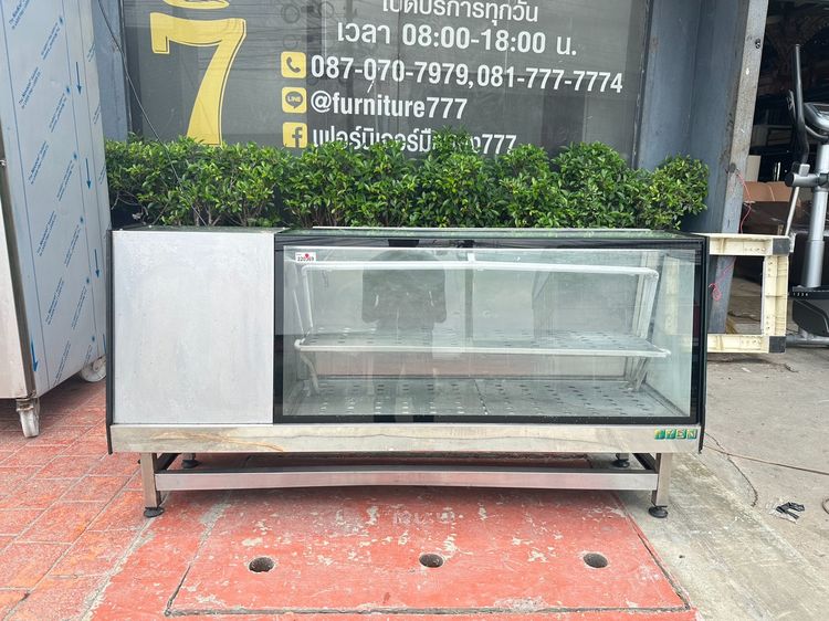 อื่นๆ ตู้ซูชิ 2 บานเลื่อน พลาสติก ชั้นสแตนเลส โครงสแตนเลสเกรด 304 ( ตัวที่ 2 )