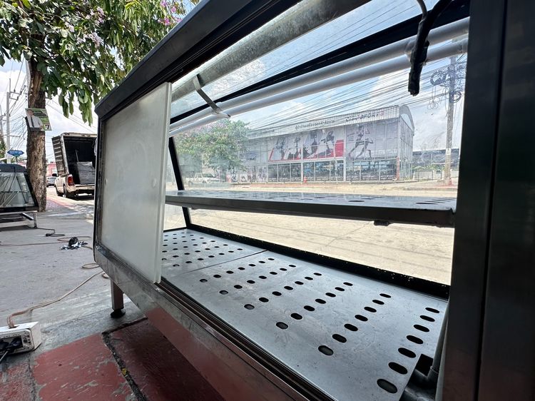 ตู้ซูชิ 2 บานเลื่อน พลาสติก ชั้นสแตนเลส โครงสแตนเลสเกรด 304 ( ตัวที่ 2 ) รูปที่ 13