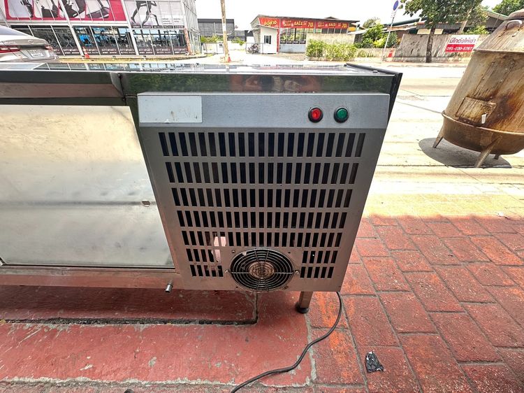 ตู้ซูชิ 2 บานเลื่อน พลาสติก ชั้นสแตนเลส โครงสแตนเลสเกรด 304 ( ตัวที่ 2 ) รูปที่ 6