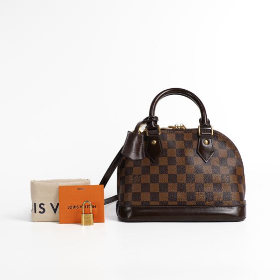 ALMA BB DAMIER EBENE BAG สามารถนัดเข้ามาชมสินค้าจริงหน้าร้านได้ รูปที่ 12