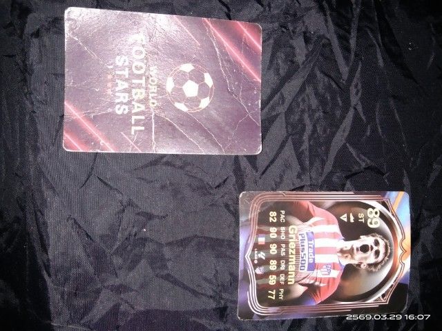 การ์ดเกมส์นักฟุตบอล รูปที่ 2