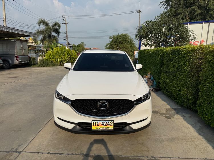 Mazda CX-5 2022 2.0 SP Sedan เบนซิน ไม่ติดแก๊ส เกียร์อัตโนมัติ ขาว รูปที่ 3