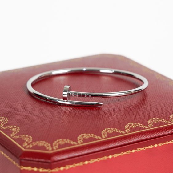 กําไลไอคอนิก  Juste Un Clou Bracelet 18K White Gold Full Set ใบเสร็จไทยปี 2024 รูปที่ 9