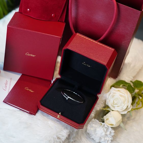 กําไลไอคอนิก  Juste Un Clou Bracelet 18K White Gold Full Set ใบเสร็จไทยปี 2024 รูปที่ 2