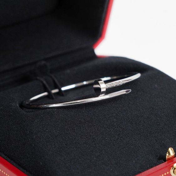 กําไลไอคอนิก  Juste Un Clou Bracelet 18K White Gold Full Set ใบเสร็จไทยปี 2024 รูปที่ 6