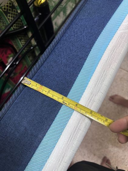 เตียงนอนเหล็กหนา3.5ฟุต+ที่นอนเมม รูปที่ 4