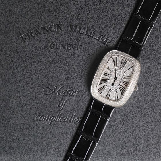นาฬิกาหรู พร้อมกรอบเพชร เพิ่มความหรูหรา Franck Muller  Galet Diamonds Watch เรือนนี้ครบ Full Box พร้อมใบเสร็จ  รูปที่ 6