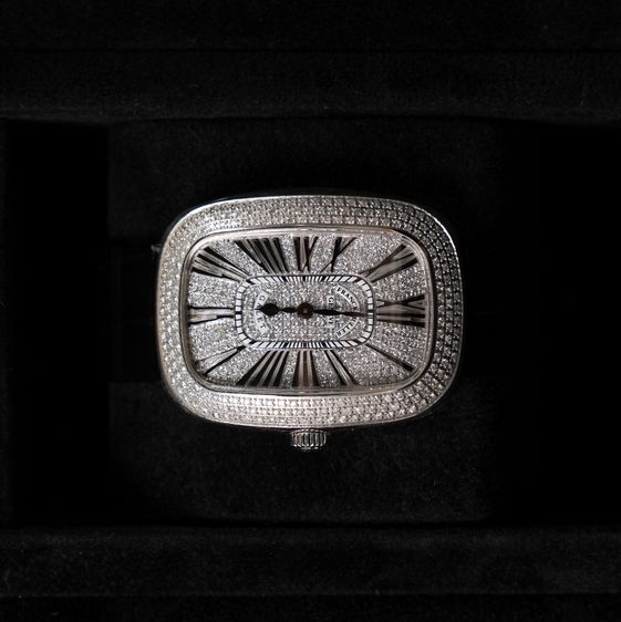 นาฬิกาหรู พร้อมกรอบเพชร เพิ่มความหรูหรา Franck Muller  Galet Diamonds Watch เรือนนี้ครบ Full Box พร้อมใบเสร็จ  รูปที่ 15
