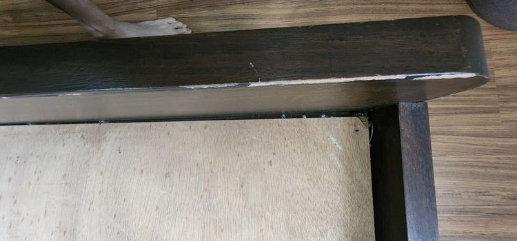 ขายเตียงไม้มะค่า ไม้เนื้อแข็งอย่างดี แข็งแรงทนทาน 6 ฟุต รูปที่ 3