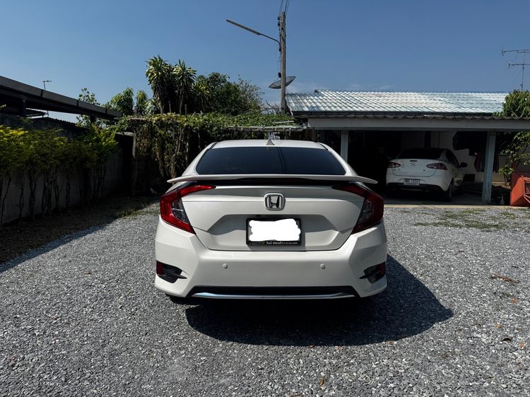 Honda Civic 2020 1.8 EL i-VTEC Sedan เบนซิน ขาว รูปที่ 2