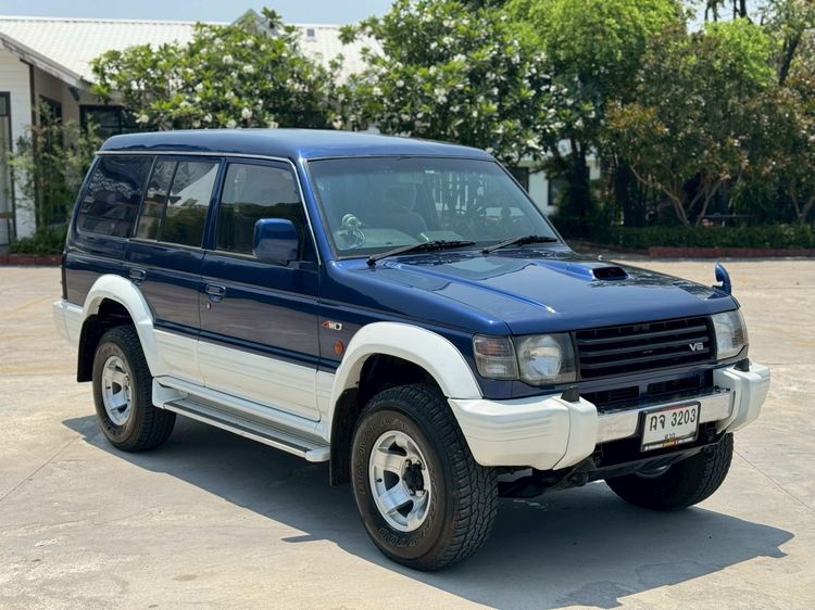 Mitsubishi Pajero 1995 3.0 GLS Utility-car ดีเซล ไม่ติดแก๊ส เกียร์อัตโนมัติ น้ำเงิน รูปที่ 3