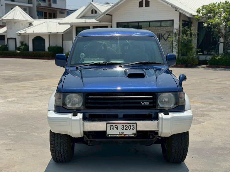 Mitsubishi Pajero 1995 3.0 GLS Utility-car ดีเซล ไม่ติดแก๊ส เกียร์อัตโนมัติ น้ำเงิน รูปที่ 2
