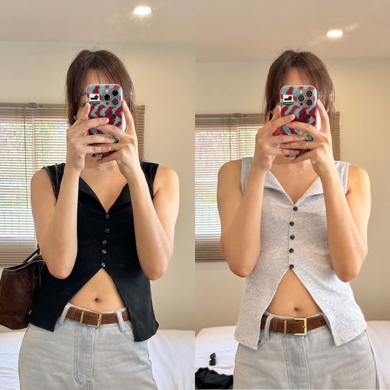 แขนสั้น ดำ ฟรีไซส์ อื่นๆ Instagram Brand (IG Brands) ปล่อยเสื้อผ้่แฟชั่น งานผลิตทางร้านเอง (เลิกกิจการ)