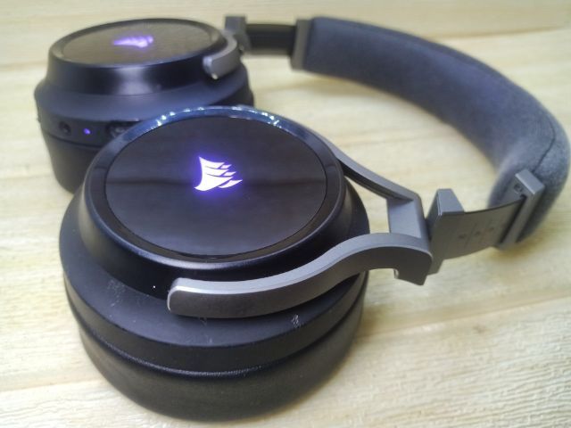 สุดคุ้มหูฟังGamingสุดท๊อปไฮเอนCORSAIR VIRTUOSO RGB WIRELESS รองรับ24bit  ของใหม่6290 ตัวนี้ 2000พอ รูปที่ 9