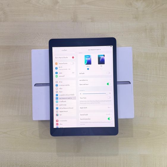 iPad Gen 7 32GB WiFi สี Space Gray เครื่องศูนย์ไทย สภาพนางฟ้า 98 เปอร์เซ็นต์  ไม่เคยแกะซ่อม รูปที่ 2