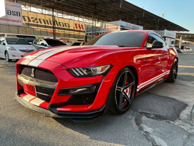 Ford Mustang 2017 2.3 Ecoboost Sedan เบนซิน เกียร์อัตโนมัติ แดง รูปที่ 3