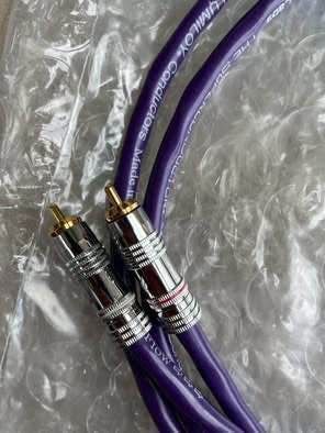 JPS LABS SUPERCONDUCTOR Q สายสัญญาณ RCA MADE IN USA รูปที่ 2