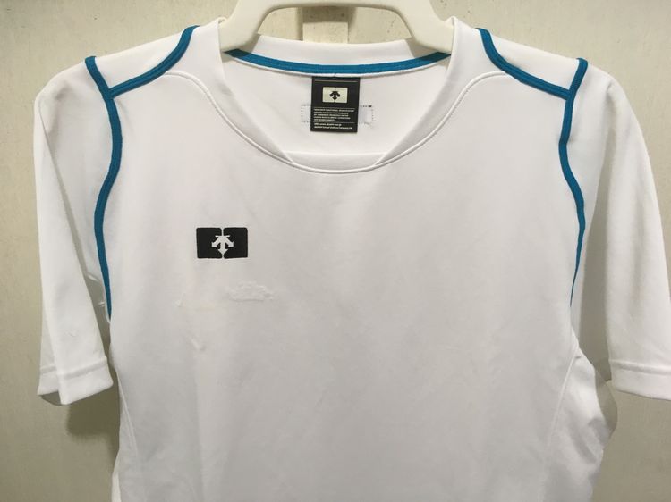 เสื้อกีฬา แบรนด์ DESCENTE+WILSON แพ็คคู่ (สินค้ามีตำหนิ) สีเขียวกับสีขาว รูปที่ 12