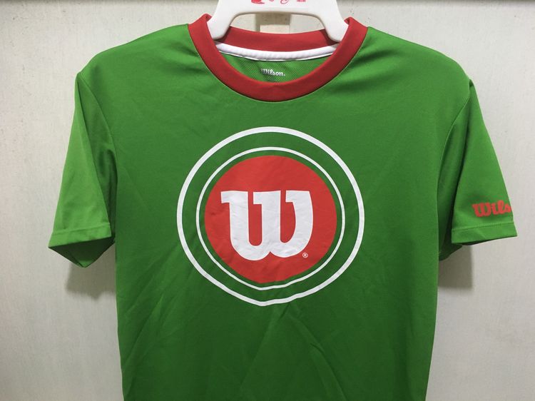 เสื้อกีฬา แบรนด์ DESCENTE+WILSON แพ็คคู่ (สินค้ามีตำหนิ) สีเขียวกับสีขาว รูปที่ 4