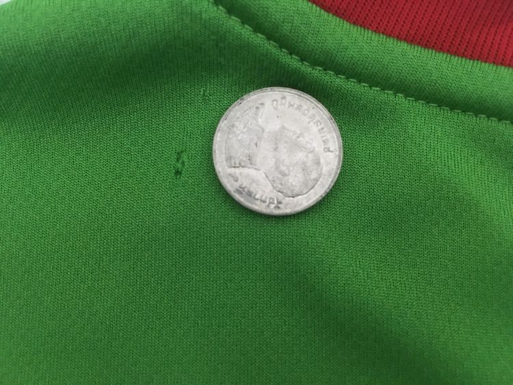 เสื้อกีฬา แบรนด์ DESCENTE+WILSON แพ็คคู่ (สินค้ามีตำหนิ) สีเขียวกับสีขาว รูปที่ 8