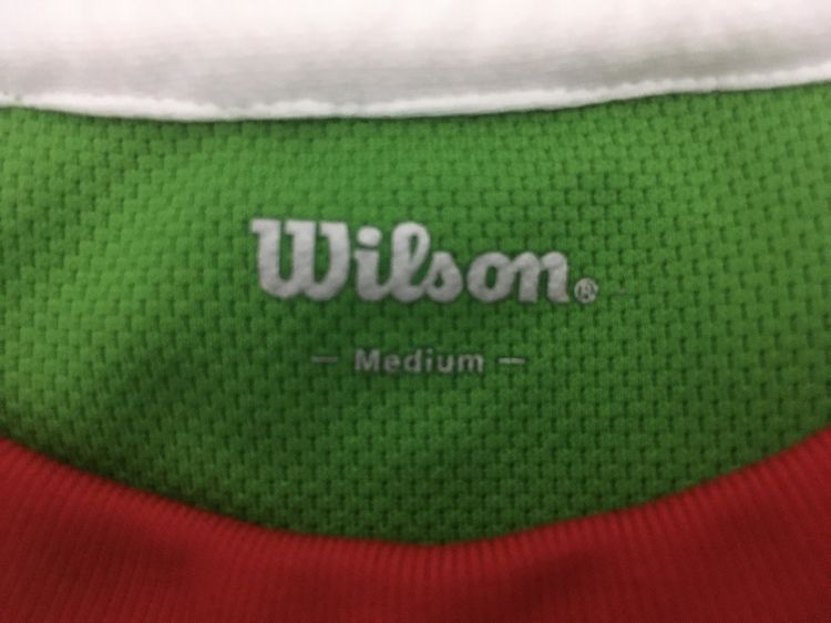 เสื้อกีฬา แบรนด์ DESCENTE+WILSON แพ็คคู่ (สินค้ามีตำหนิ) สีเขียวกับสีขาว รูปที่ 7