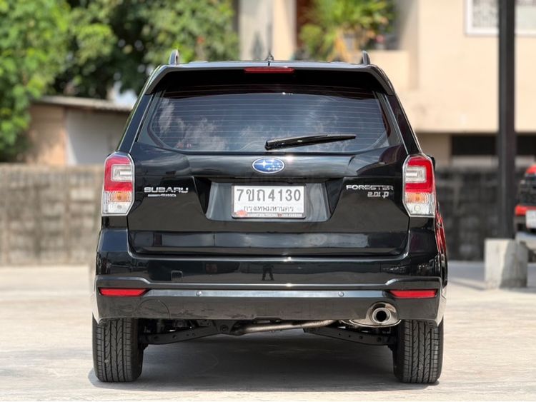 Subaru Forester 2016 2.0 i-P 4WD Utility-car เบนซิน ไม่ติดแก๊ส เกียร์อัตโนมัติ ดำ รูปที่ 4