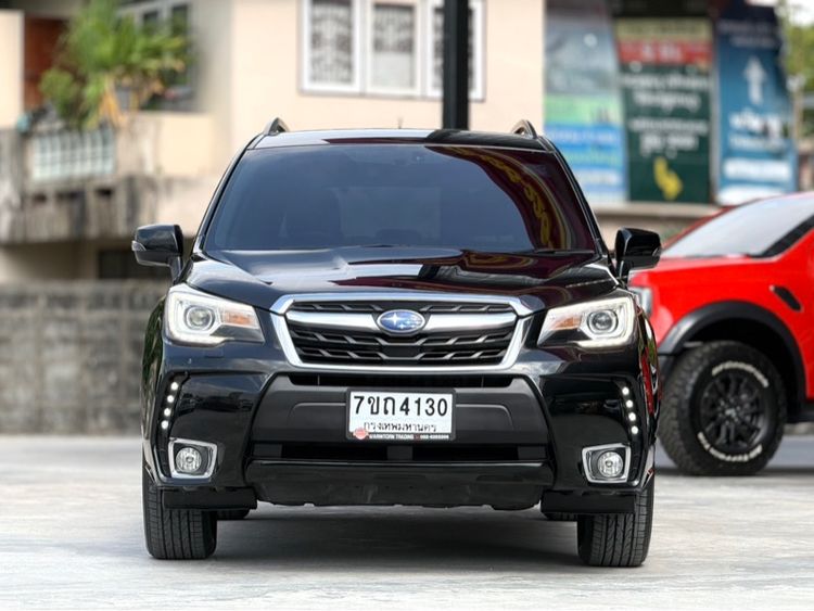 Subaru Forester 2016 2.0 i-P 4WD Utility-car เบนซิน ไม่ติดแก๊ส เกียร์อัตโนมัติ ดำ รูปที่ 2