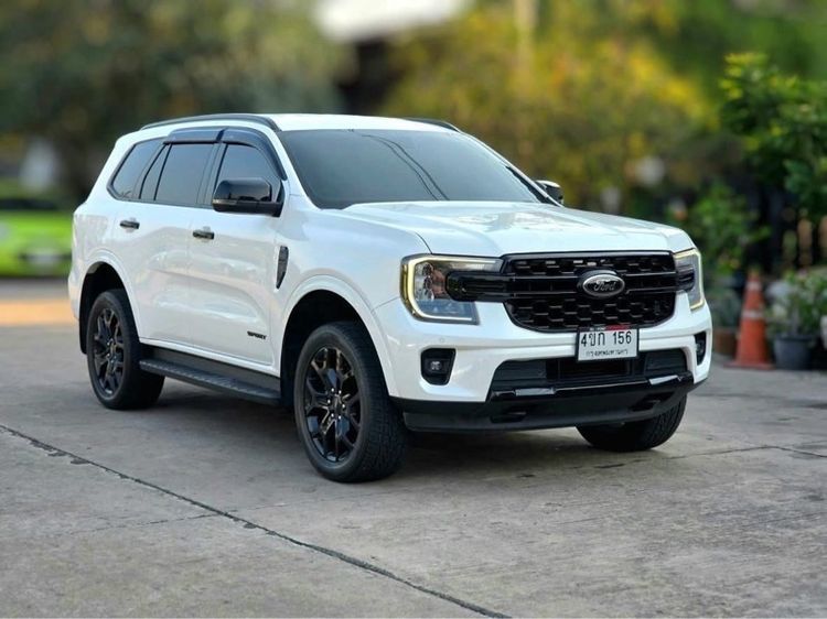 Ford Everest 2023 2.0 Turbo Sport Utility-car ดีเซล ไม่ติดแก๊ส เกียร์อัตโนมัติ ขาว รูปที่ 3