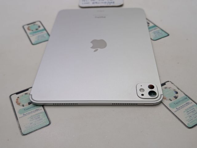 ขาย เทิร์น iPad Pro 11 2024 M4 Wifi 256 Gb ศูนย์ไทย มีตัวเครื่องอย่างเดียว ไม่มีอุปกรณ์อื่น สุขภาพแบต 87 เพียง 21,590 บาท เท่านั้น ครับ  รูปที่ 6