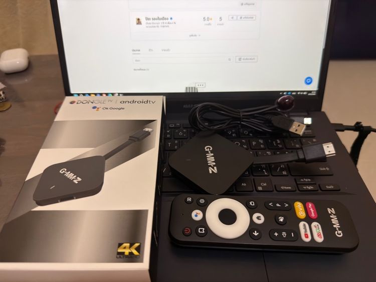 กล่องรับสัญญาณดิจิตอลทีวี และแอนดรอยด์ Gmmz gmm z dongle tv มือสอง